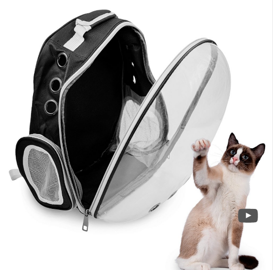 Mochila Pet Astronauta - Visão Panorâmica Gato Cachorro Cão Passeios