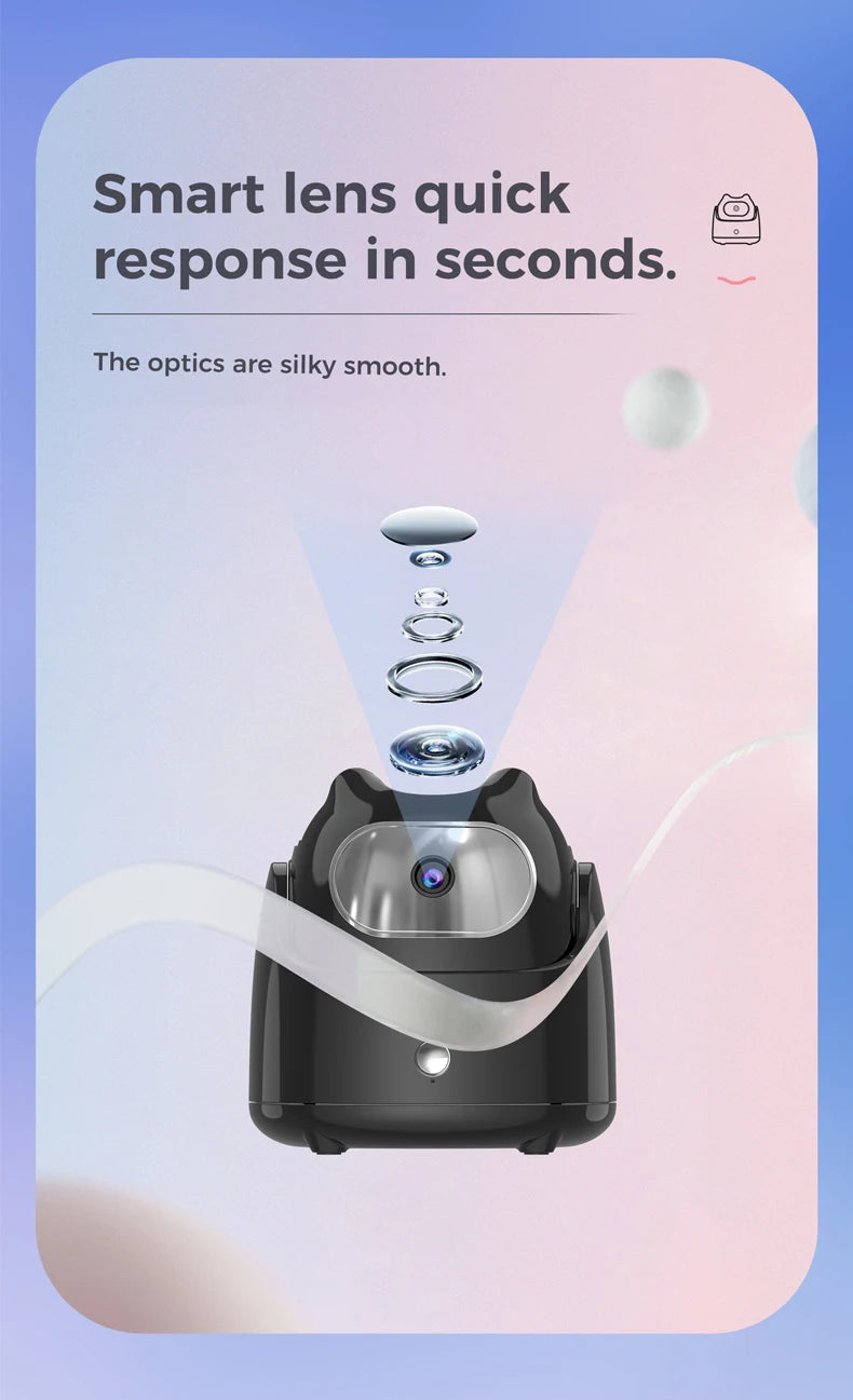 Robô Para Selfie com giro 360º - Sensor de movimento