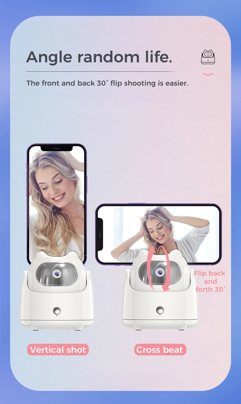 Robô Para Selfie com giro 360º - Sensor de movimento