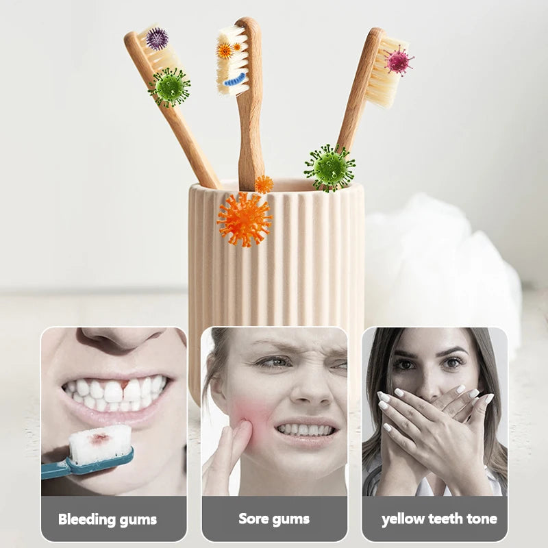 Suporte de escova de dentes Inteligente - UVC + UVA, organizador de escova de dentes elétrica