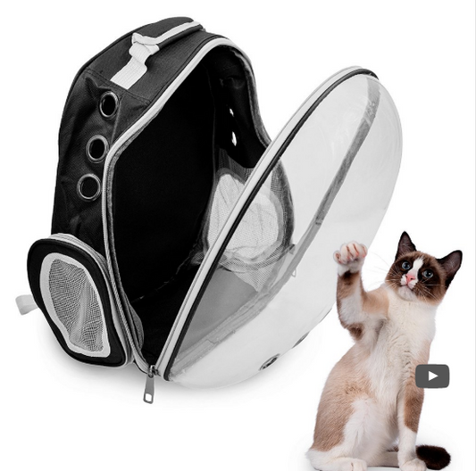 Mochila Pet Astronauta - Visão Panorâmica Gato Cachorro Cão Passeios